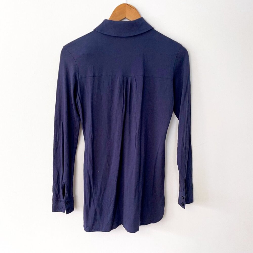 Peruvian Connection Jersey Button Front Shirt, Si… - image 2